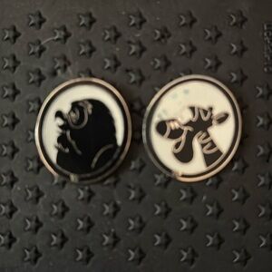 Tiger and Owl portraits   1 of 7 and 5 of 7. Pins